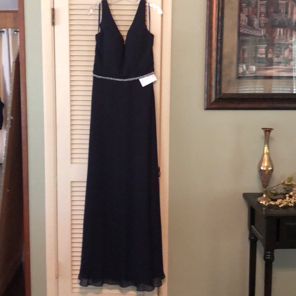 MORI LEE, Formal Navy Blue Gown,NWT